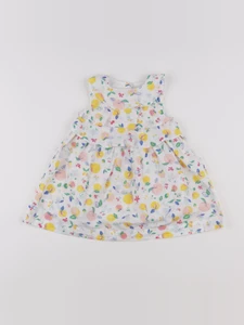 Petit Bateau - robe multicolore - 18 mois