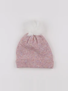 Vertbaudet - bonnet rose - 12/14 ans
