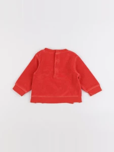 Carrément Beau - pull rouge - 6 mois