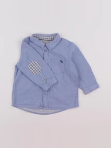 H&M - chemise bleu - 9/12 mois