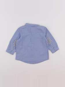 H&M - chemise bleu - 9/12 mois
