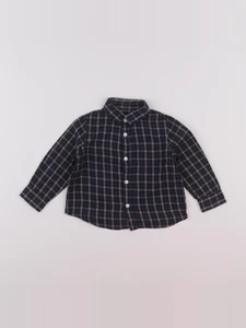 Cyrillus - chemise vert, bleu - 24 mois