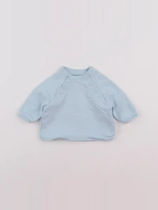 Vertbaudet - sweat bleu - 1 mois