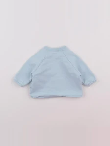 Vertbaudet - sweat bleu - 1 mois