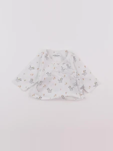 Vertbaudet - tee-shirt blanc - 1 mois