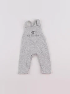 Vertbaudet - salopette gris - 1 mois