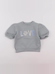 Vertbaudet - sweat bleu - 6 ans