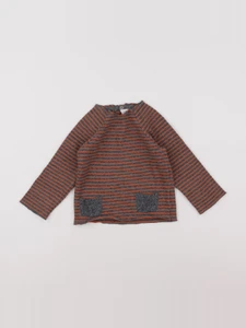 Buho - pull orange - 12 mois