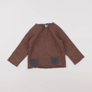 Buho - pull orange - 12 mois