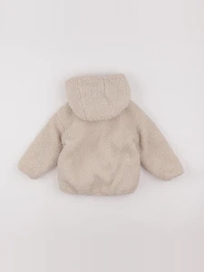 Vertbaudet - veste doublé beige - 18 mois