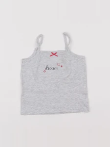 Vertbaudet - maillot de corps gris - 2 ans