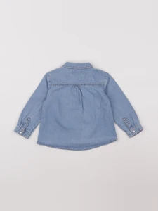 Zara - chemise bleu - 12/18 mois