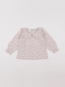 Zara - tee-shirt rose - 9/12 mois