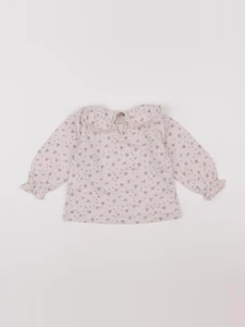 Zara - tee-shirt rose - 9/12 mois
