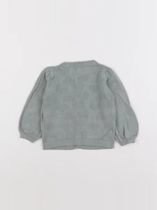 Vertbaudet - gilet vert - 6 mois