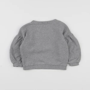 Vertbaudet - sweat gris, rose - 2 ans