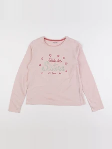 Vertbaudet - tee-shirt rose - 10 ans