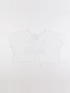 IKKS - tee-shirt court blanc - 12 ans