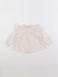 Vertbaudet - blouse beige - 9 mois