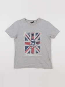IKKS - tee-shirt gris - 10 ans