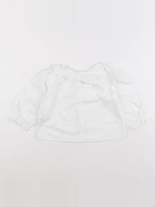 Zara - blouse blanc - 12/18 mois