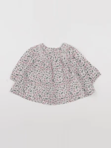 Boutchou - blouse multicolore - 9 mois