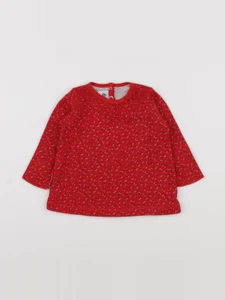 Petit Bateau - robe rouge - 6 mois