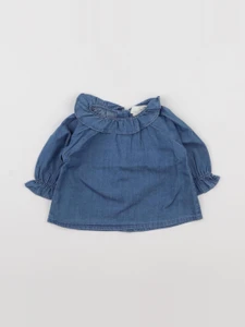Louis Louise - blouse bleu - 6 mois