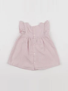 Carrément Beau - robe rose - 3 mois