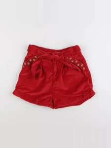 Vertbaudet - short rouge - 10 ans