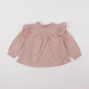 Vertbaudet - blouse rose - 12 mois
