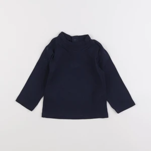 Vertbaudet - sous-pull bleu - 12 mois