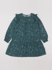 Vertbaudet - robe vert - 6 ans