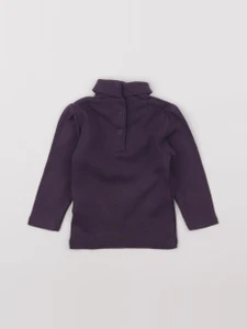 Vertbaudet - sous-pull violet - 9 mois