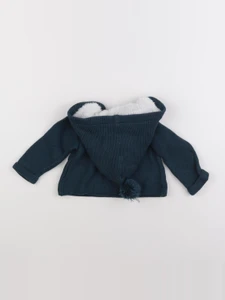 Vertbaudet - gilet bleu - 9 mois
