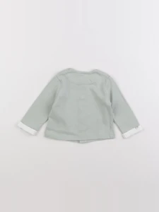 Vertbaudet - gilet vert - 6 mois