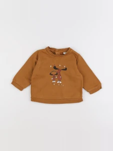 Tape à l'oeil - sweat marron - 6 mois