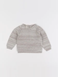 Bayiri  - pull gris - 3 mois