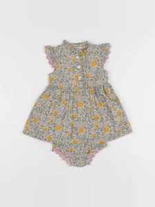 Boutchou - robe multicolore - 6 mois