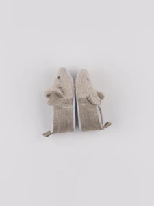Vertbaudet - chaussons beige - pointure 18