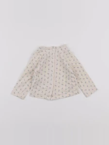 Vertbaudet - tee-shirt beige - 6 mois