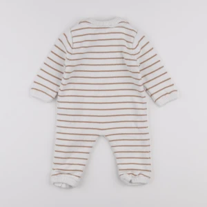 Vertbaudet - combinaison beige - 9 mois
