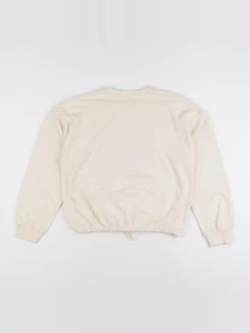 Vertbaudet - sweat beige - 12 ans