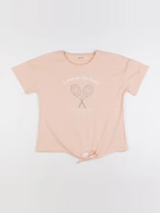 Vertbaudet - tee-shirt orange - 12 ans