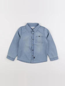 Vertbaudet - chemise bleu - 36 mois