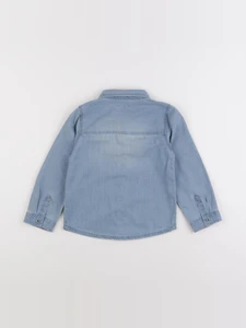 Vertbaudet - chemise bleu - 36 mois