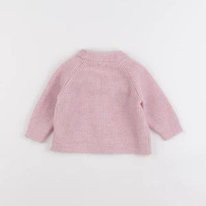 Vertbaudet - gilet rose - 9 mois