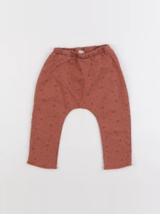 Vertbaudet - sarouel marron - 12 mois