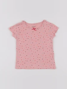 Vertbaudet - maillot de corps rose - 2 ans