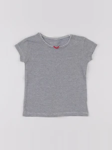 Vertbaudet - maillot de corps blanc, gris - 2 ans